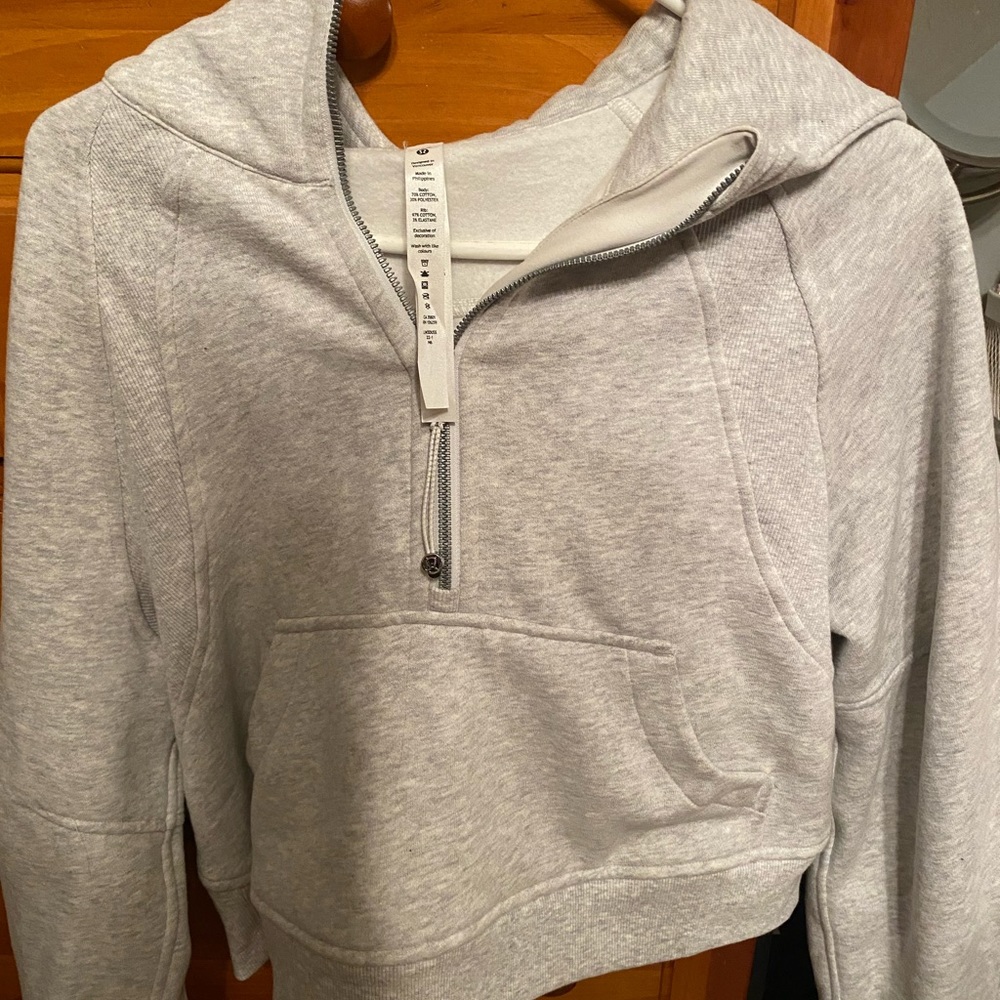 Lululemon oversized 1/2 zip scuba XS/S